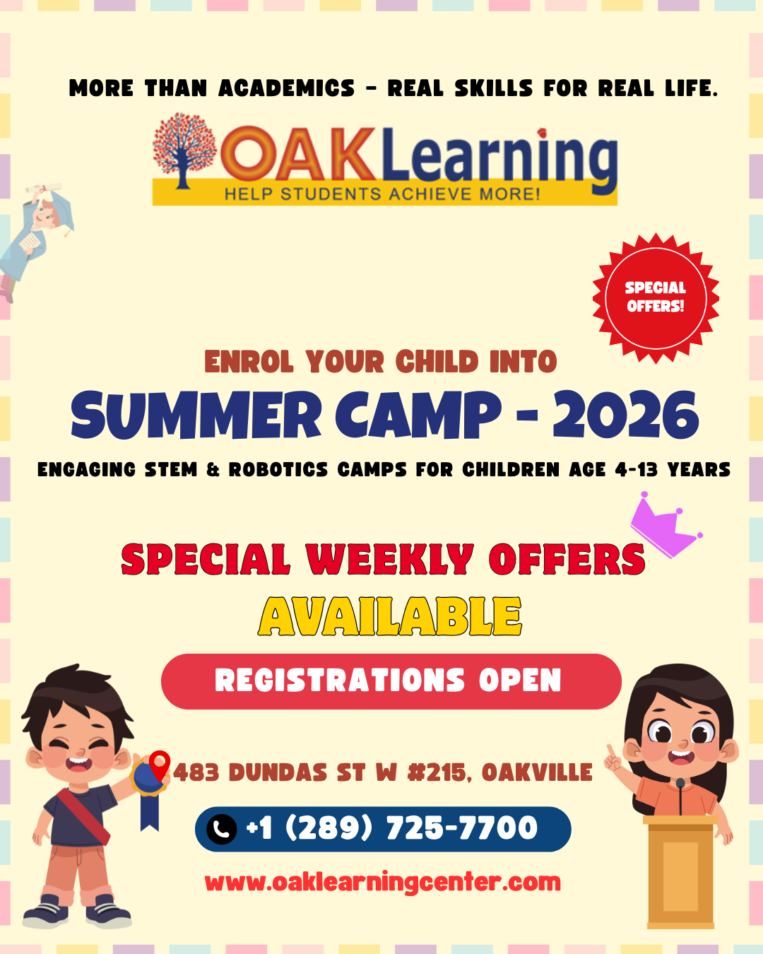 Oakville summer camp
