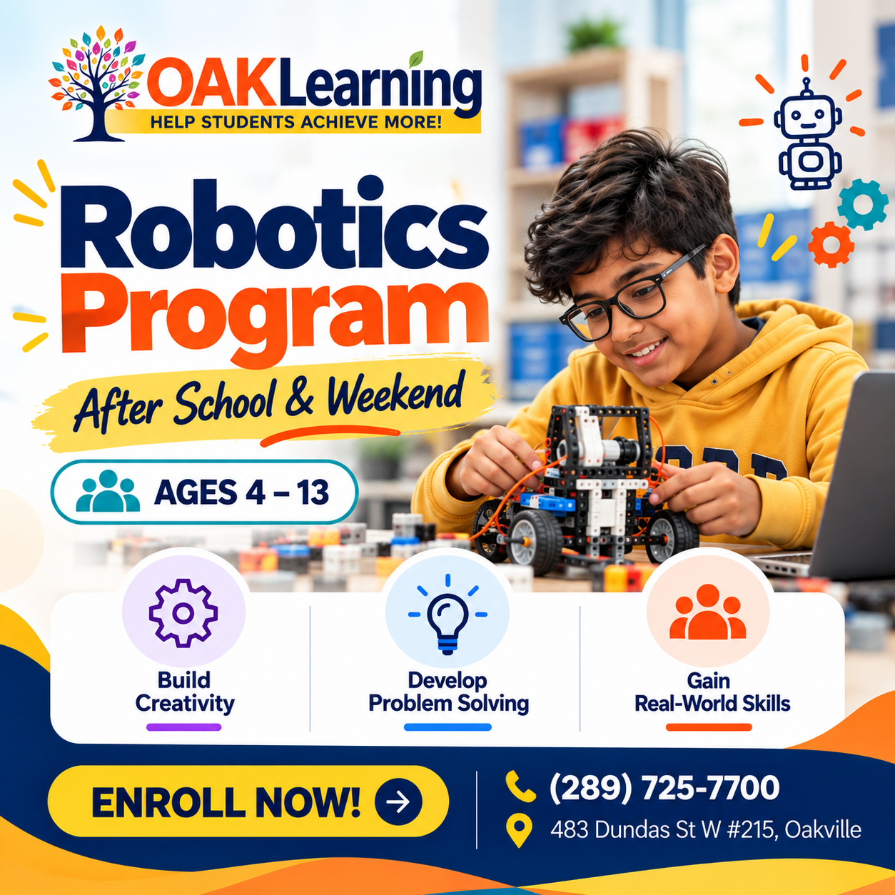 Creative Robotics After-School Programme Ad Creative Robotics After-School Programme Ad