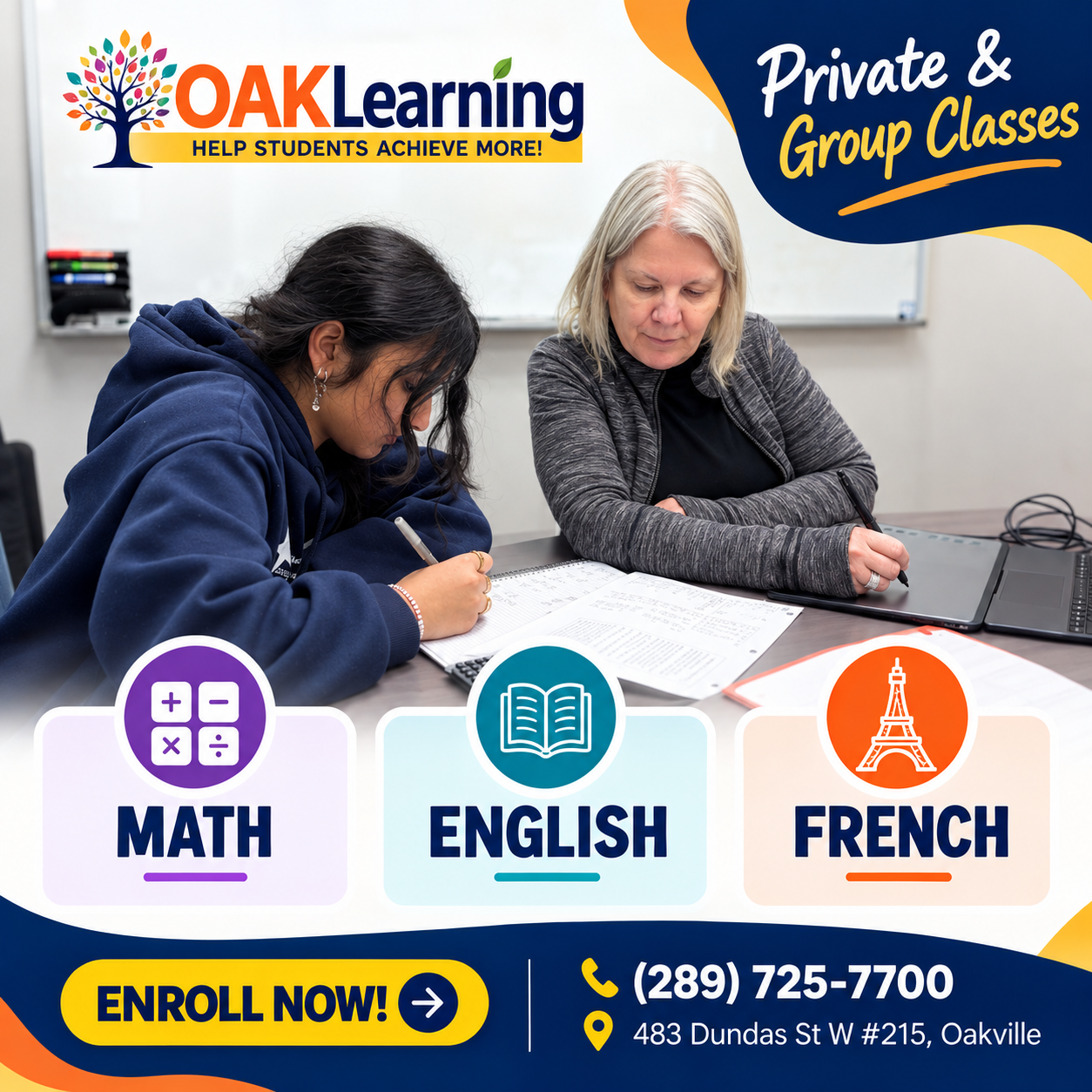 Private Tuition in Oakville Private Tuition in Oakville